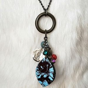 Artsy Sunflower Necklace